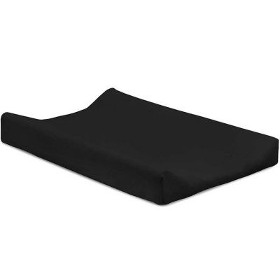 Jollein - Housse Matelas À Langer Double Jersey En Coton Noir