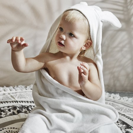 Elodie Details - Cape de bain lapin Vanilla
