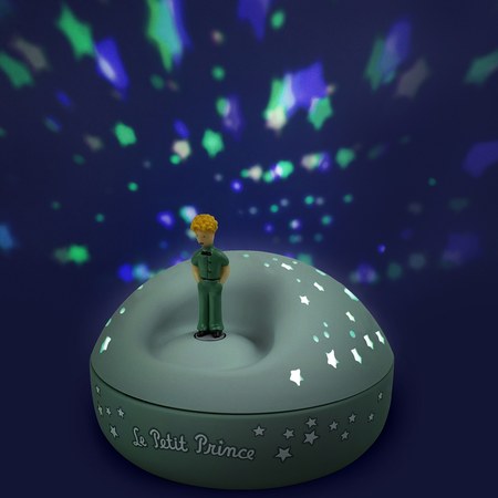 Trousselier - Veilleuse projecteur d'étoiles musical Le Petit Prince (12 cm)