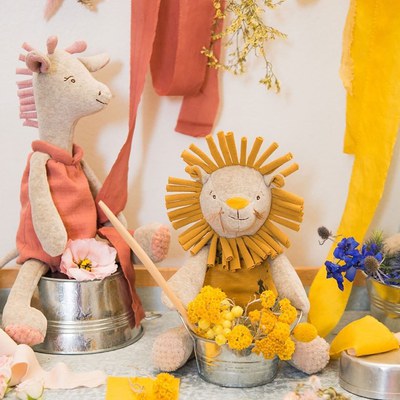 Moulin Roty - Sous mon Baobab Peluche musicale