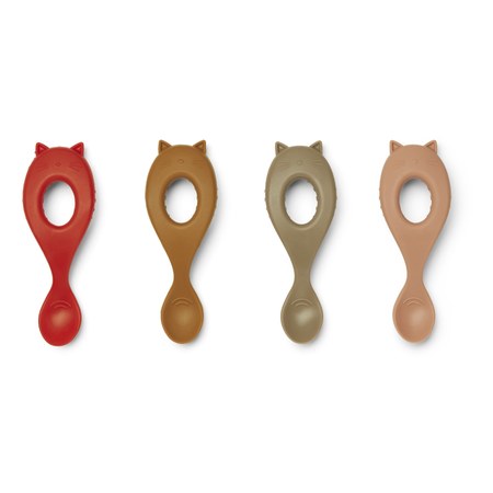 Liewood - Liewood - Cuillères Liva en silicone - Set de 4