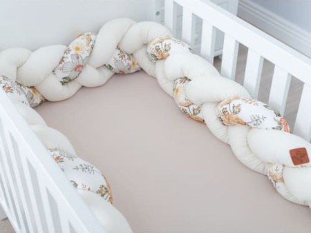 Sevira Kids - Drap housse uni en gaze de coton 60x120