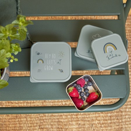 Lassig - Lot de 3 boîtes à goûter Garden Explorer