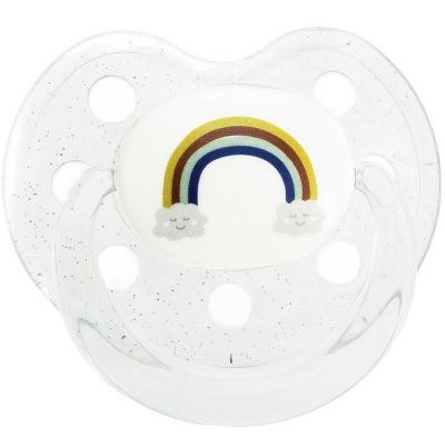 Le biberon français - Sucette bébé physiologique Rainbow Arc-en-ciel (6 mois et +)