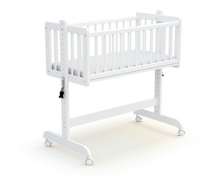 AT4 - Berceau CoDodo en bois de hêtre Essentiel blanc