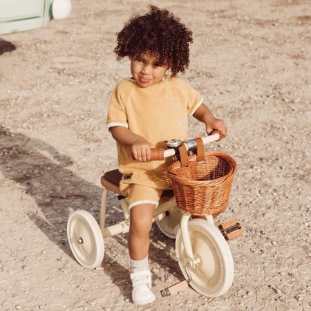 Banwood - Tricycle vintage en métal crème