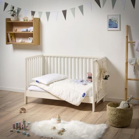 Bleu Câlin - Alèse protège-matelas 60x120cm imperméable et respirant lit bébé