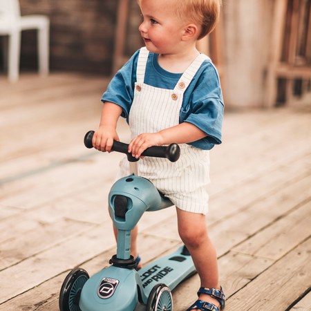 Scoot And Ride - Porteur évolutif en trottinette Highwaykick 1 bleu acier