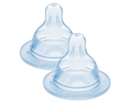 Mam Baby - MAM Tétine Silicone Vitesse 0 - Débit Extra Lent - Lot de 2