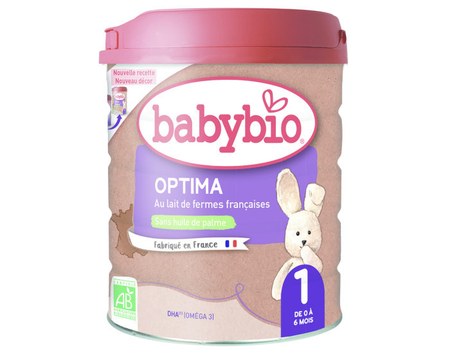 Babybio - Lait pour Nourrisson 1 Optima - De 0 à 6 mois - 800 g