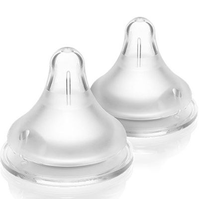 Lansinoh - Lot de 2 tétines Natural Wave® spécial allaitement débit lent