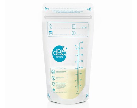 dbb Remond - Sachets de Conservation pour Lait Maternel - 25 Sachets - 210 ml