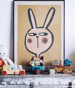 Studio Loco - Studio Loco - Grande affiche Lapin Grow Slowly