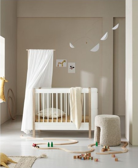 Oliver Furniture - Oliver Furniture - Lit bébé évolutif Wood Mini+ sans kit junior