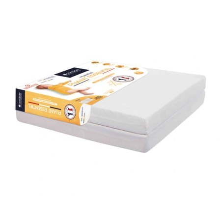 Candide - Matelas Bébé Pliant 2 Parties 60x120cm Essentiel Blanc