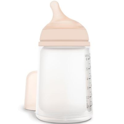 Suavinex - Biberon anti-colique débit moyen Zerø.Zerø (270 ml)