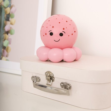 Cloud B - Petite veilleuse nomade bébé poulpe rose