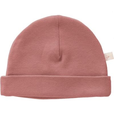 Fresk - Bonnet de naissance en coton bio Rose dawn