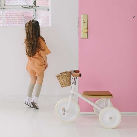 Banwood - Tricycle vintage en métal blanc