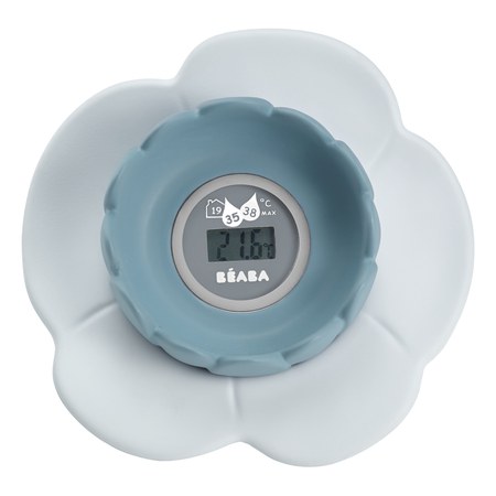 Béaba - Thermomètre de bain Lotus Bleu vert