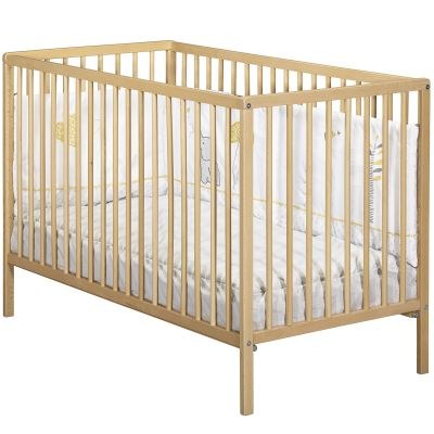 Baby Price - Lit à barreaux First naturel (60 x 120 cm)