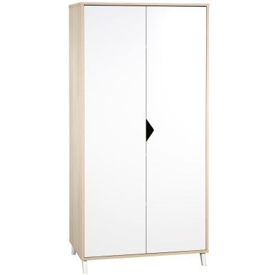Baby Price - Armoire 2 portes Scandi naturel