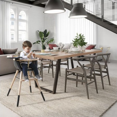 Micuna - Micuna - Chaise haute OVO PLUS CITY harnais gris