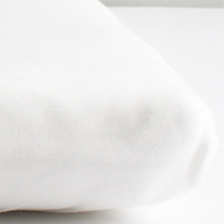 Kadolis - Drap housse de berceau en coton bio blanc (40 x 80 cm)