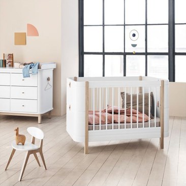 Oliver Furniture - Oliver Furniture - Lit bébé évolutif Wood Mini+ avec kit junior inclus