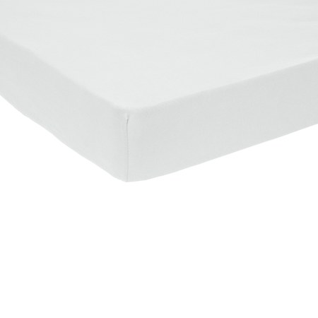 Dodo - Drap housse bébé jersey coloris blanc 70x140 cm