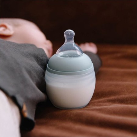 Elhée - Elhée - Biberon en silicone médical et tétine physiologique