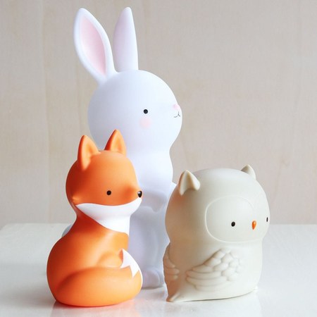 A Little Lovely Company - Petite veilleuse Chouette (12 cm)