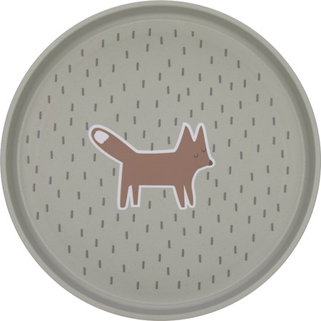 Lassig - Assiette plate Little Forest Renard vert