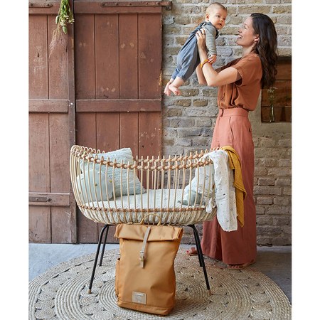 Babymel - Sac à dos à langer rolltop curry
