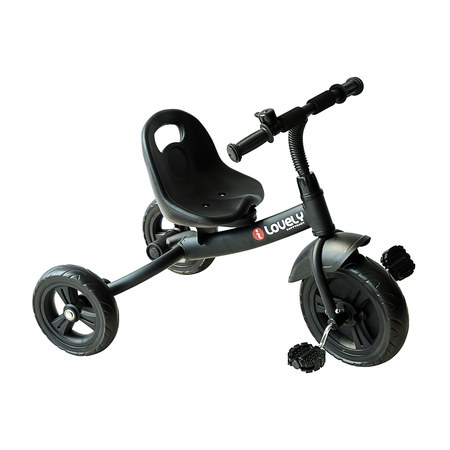 Homcom - Tricycle enfants multi-équipé noir