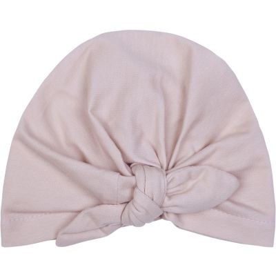 BB & Co - Bonnet de naissance noué Nude