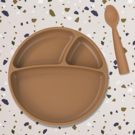 Minikoioi - Assiette bébé silicone à ventouse