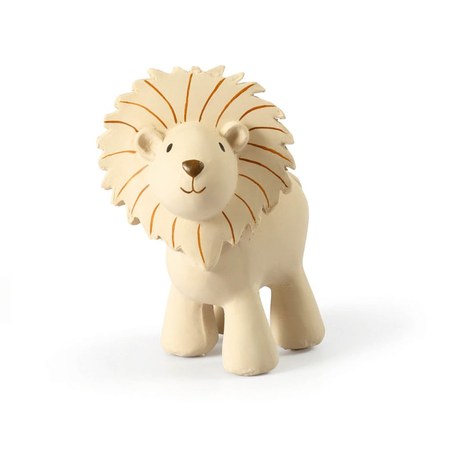 Tikiri - Lion En Caoutchouc Naturel Beige