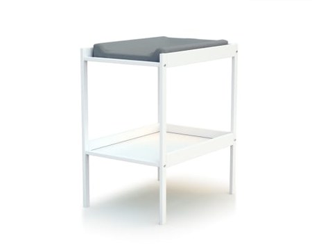 Webaby - Table à langer 1 étagère en bois blanc