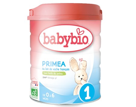 Babybio - Lait pour Nourrisson 1 Primea - De 0 à 6 Mois - 800g