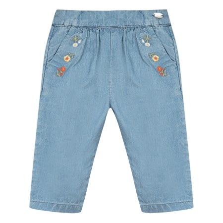 Tartine et Chocolat - Pantalon Chambray Brodé