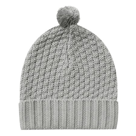 Quincy Mae - Quincy Mae - Bonnet Pom Pom Tricoté Coton Bio