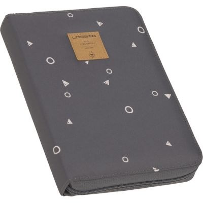 Lassig - Protège carnet de santé Casual Universe anthracite