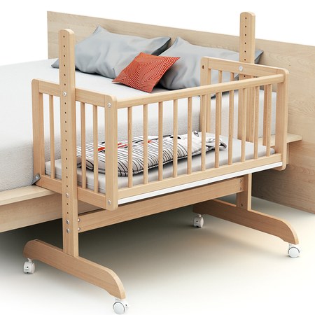 AT4 - Berceau cododo évolutif en bureau en bois de hêtre Essentiel