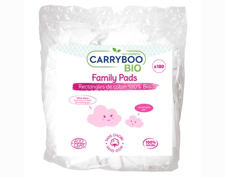 Carryboo - Family Pads en Coton Bio - 180 Unités 1x180