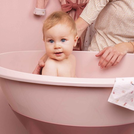 Luma Babycare - Baignoire bébé rose blossom