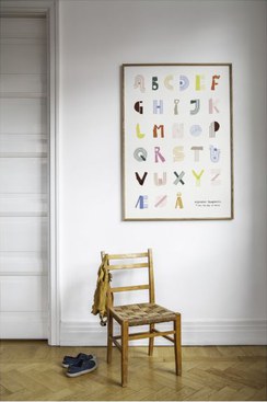 Mado - Mado - Affiche Alphabet Spaghetti