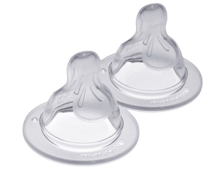 Mam Baby - MAM Tétine Silicone Vitesse 2 - Débit Moyen - Lot de 2