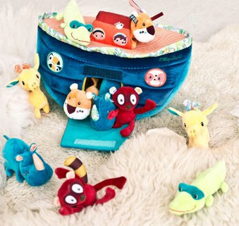 Lilliputiens - Peluche d'activités Ma première arche de Noé
