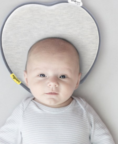 Babymoov - Coussin anti tête plate Lovenest original smokey